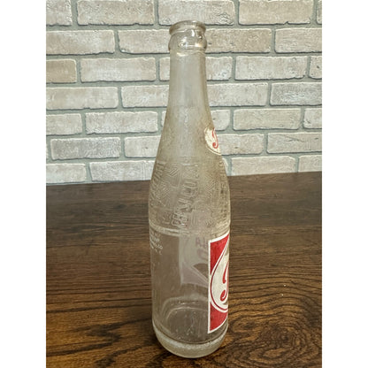 Vintage 1950s Pepsi Cola 12oz Glass Red White Soda Bottle - Winston Salem NC