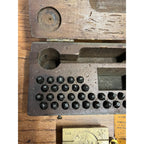 Rare Early WWI-WWII U.S. Army Military Dog Tag Stamping Field Kit