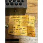 Rare Early WWI-WWII U.S. Army Military Dog Tag Stamping Field Kit