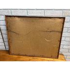 Antique 1876 Vacuum Oil Company Rochester NY Framed Litho Advertising Sign
