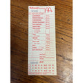 RARE Vintage 1960s McDonalds System Food Order Paper Receipt Slash M Logo