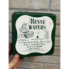 Vintage Benne Wafers Metal Tin Byrd Cookie Co. Savannah GA Antique Cookie Tin