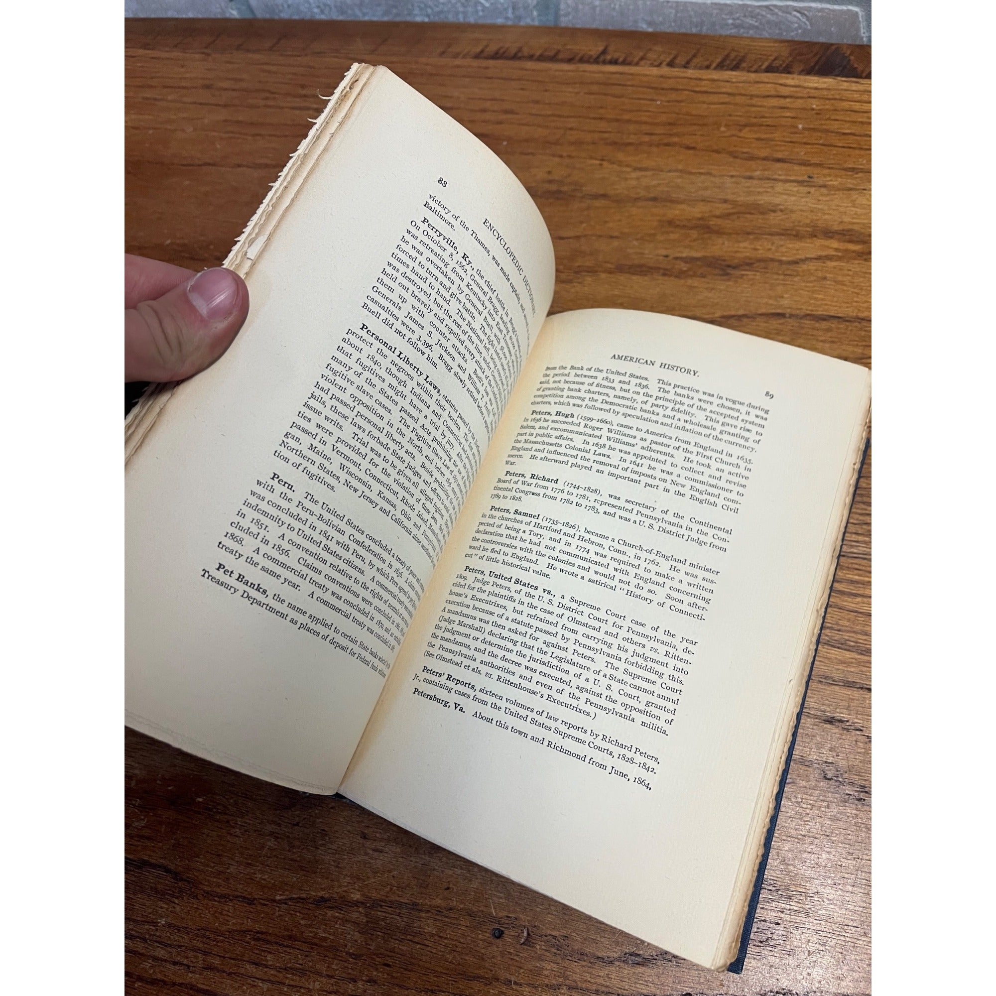 Vintage Dictionary of American History Volume II (2) N to Z Hardcover Book McKinley Memorial Edition 1901 Encyclopedic