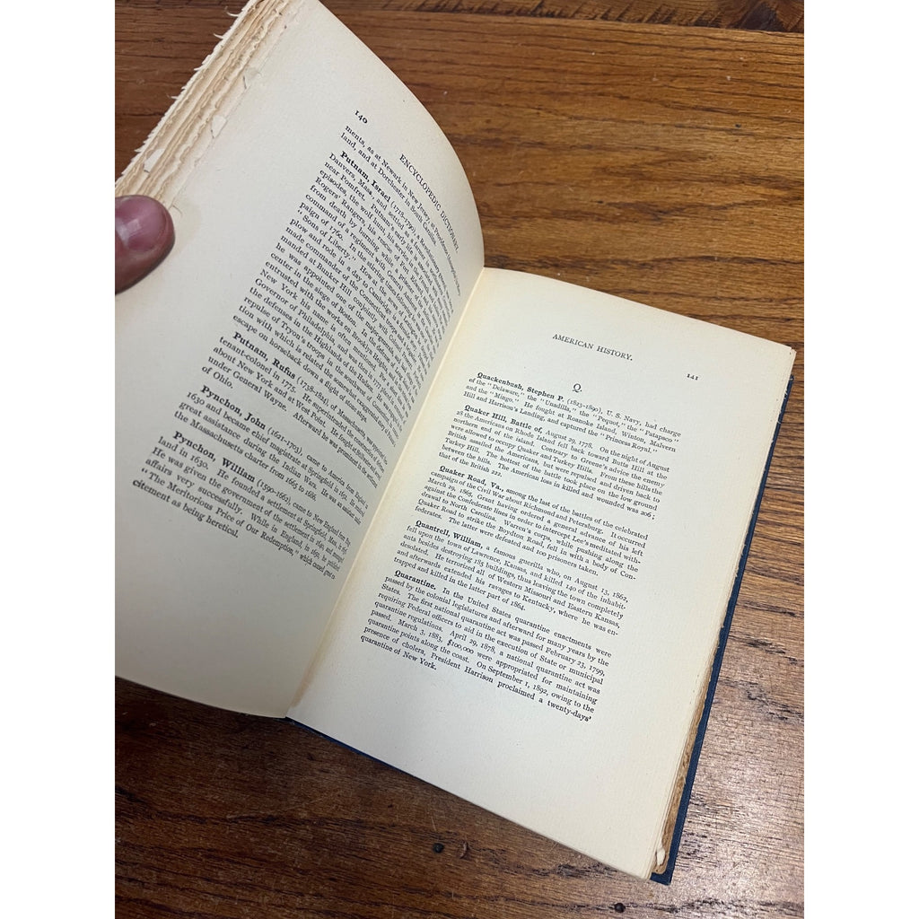 Vintage Dictionary of American History Volume II (2) N to Z Hardcover Book McKinley Memorial Edition 1901 Encyclopedic