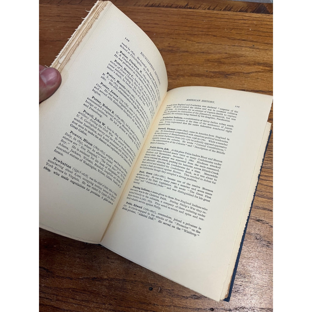 Vintage Dictionary of American History Volume II (2) N to Z Hardcover Book McKinley Memorial Edition 1901 Encyclopedic