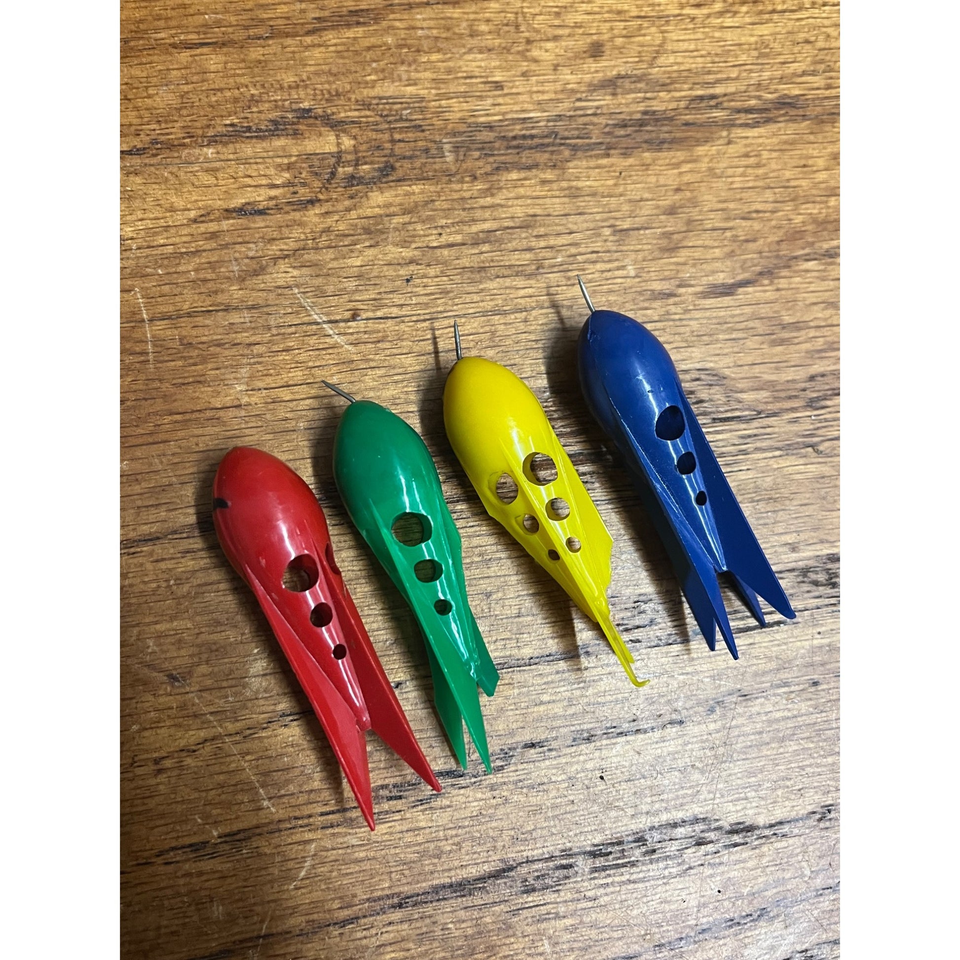 Vintage 1950's Amsco Rockets Away Space Station Dart Board Space Game w/ Darts