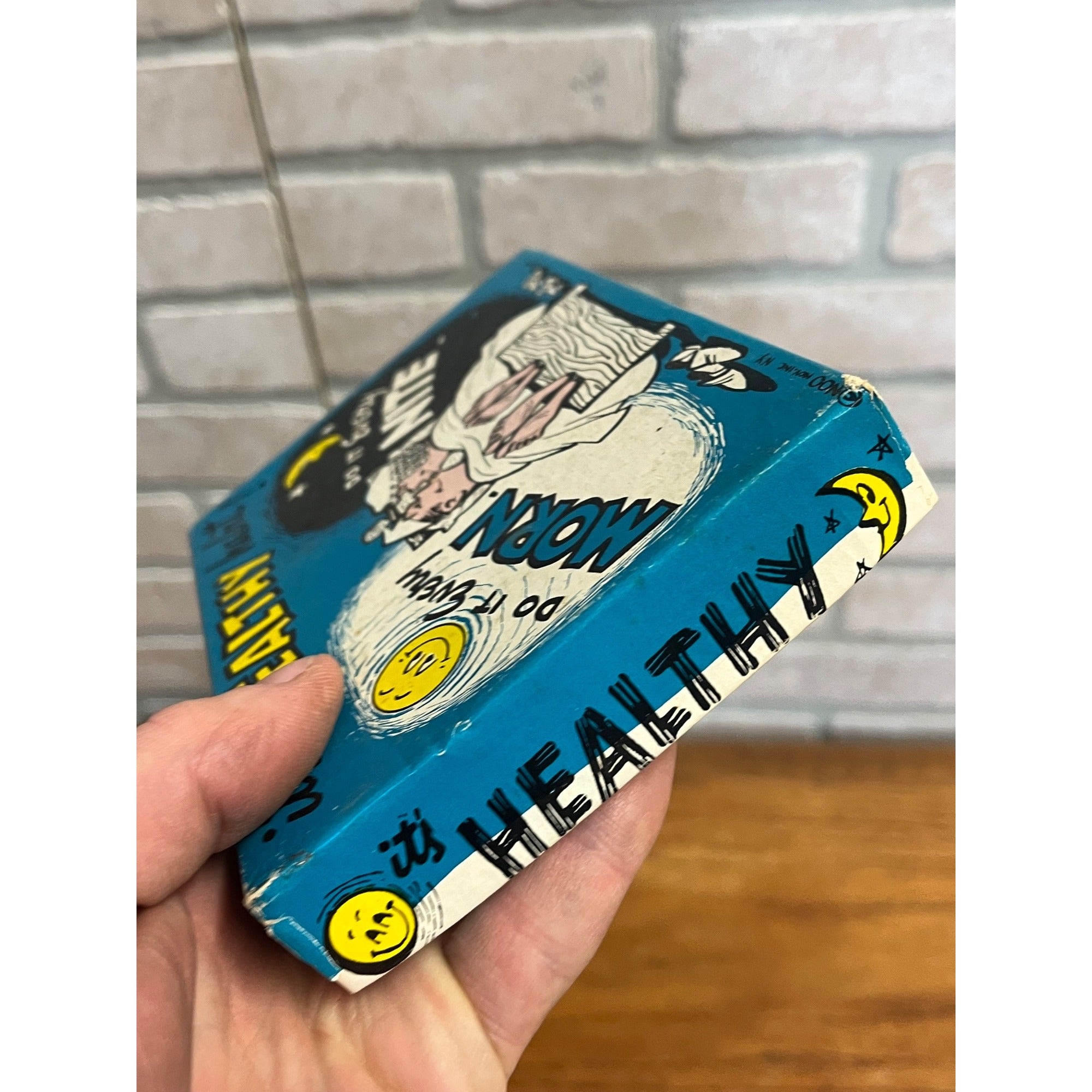 Vintage Healthy Habit Morn & Nite Novelty Gag Gift Humor Prank Box Toothbrush