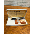 Vintage Mercury Marine Outboards Pen & Pencil Set --Bradley Black Gold - w/ Box