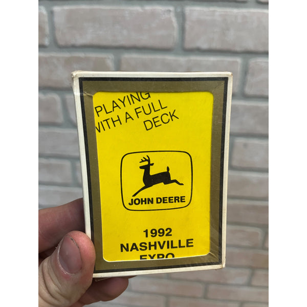 vintage 1992 John Deere Nashville Expo deck of playing cards unused sealed NOS