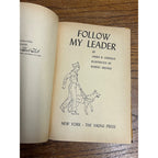 1958 FOLLOW MY LEADER by James B Garfield Weekly Reader Viking HB