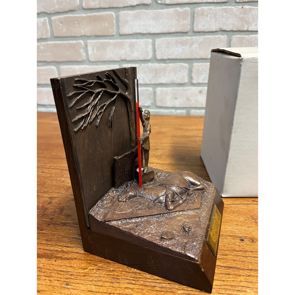 Vintage RARE Pharmaceutical Rep Calan SR Verapamil LTD ED Sculpture-Bookend