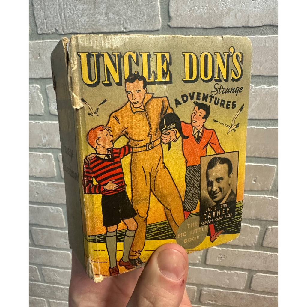 Vintage 1936 Uncle Don's Strange Adventures Big Little Book Whitman #1114 HC