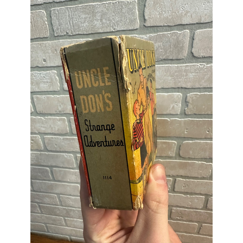 Vintage 1936 Uncle Don's Strange Adventures Big Little Book Whitman #1114 HC