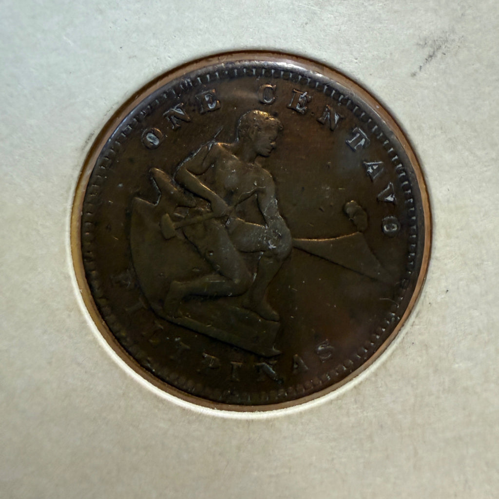 1905 US Philippines One Centavo Coin Great Condition Circulated