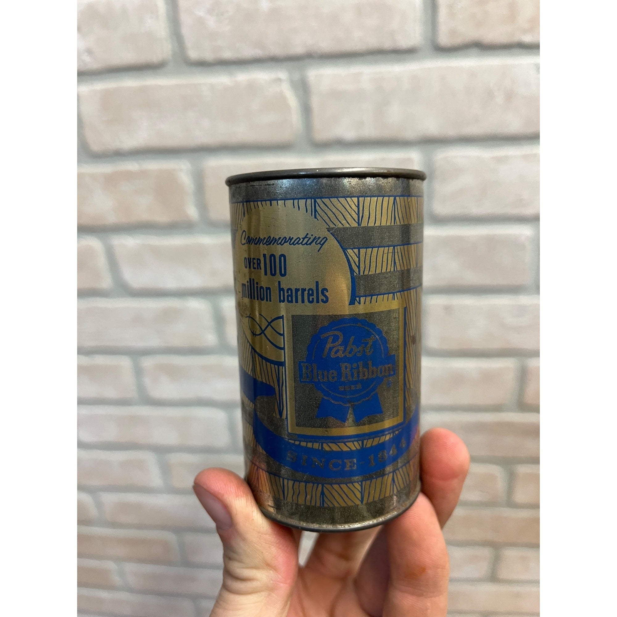 Vintage Pabst Blue Ribbon Beer 100 Million Barrel Commemorative Coin Bank