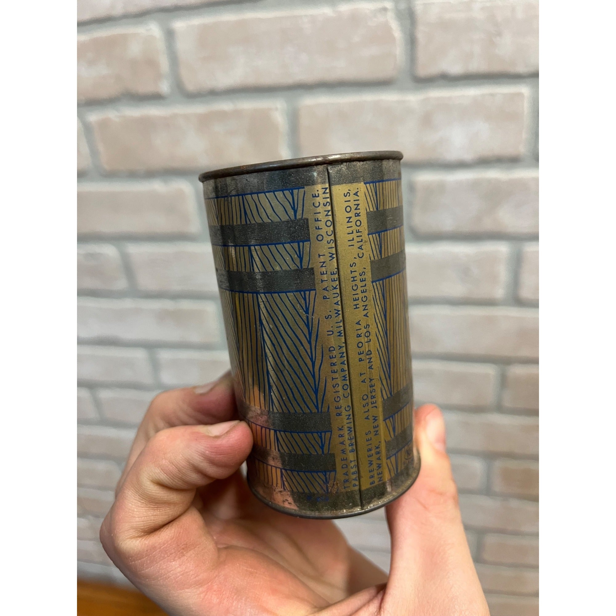 Vintage Pabst Blue Ribbon Beer 100 Million Barrel Commemorative Coin Bank