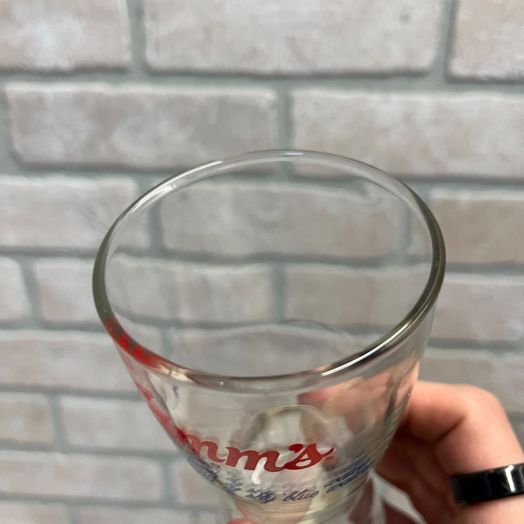 Vintage Hamm's Beer Pilsner 5.25"  Glasses Lot (2) Land of Sky Blue Waters