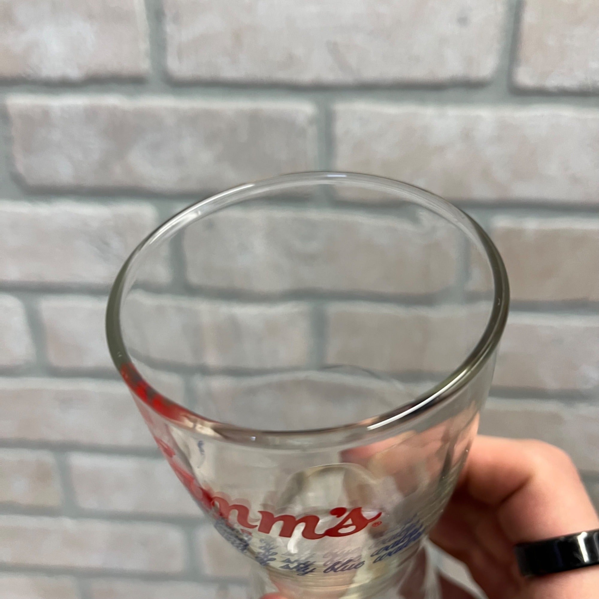 Vintage Hamm's Beer Pilsner 5.25"  Glasses Lot (2) Land of Sky Blue Waters