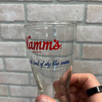 Vintage Hamm's Beer Pilsner 5.25"  Glasses Lot (2) Land of Sky Blue Waters