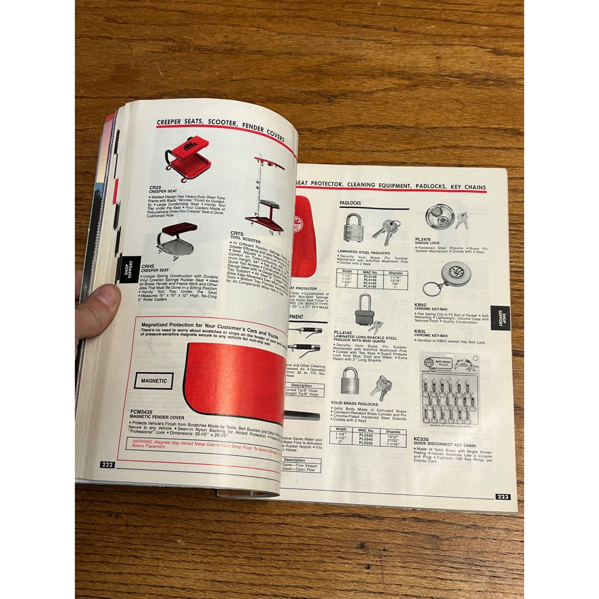 Vintage 1989 1990 Mac Tools Catalog Manual Reference Guide Book Dealer Garage