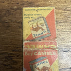 Vintage Buy Camel Cigarettes Cigar Matchbook Cover Advertising
