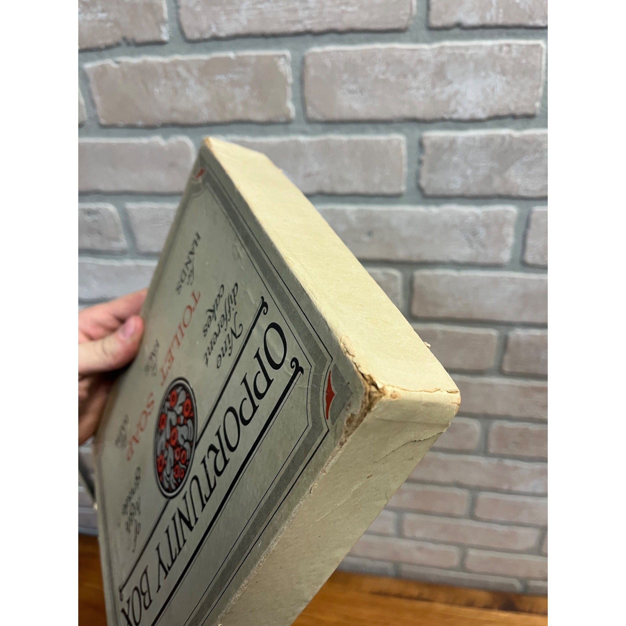 Vintage 1920s Toilet Soap Box Opportunity Box for Hands Face Bath Decor