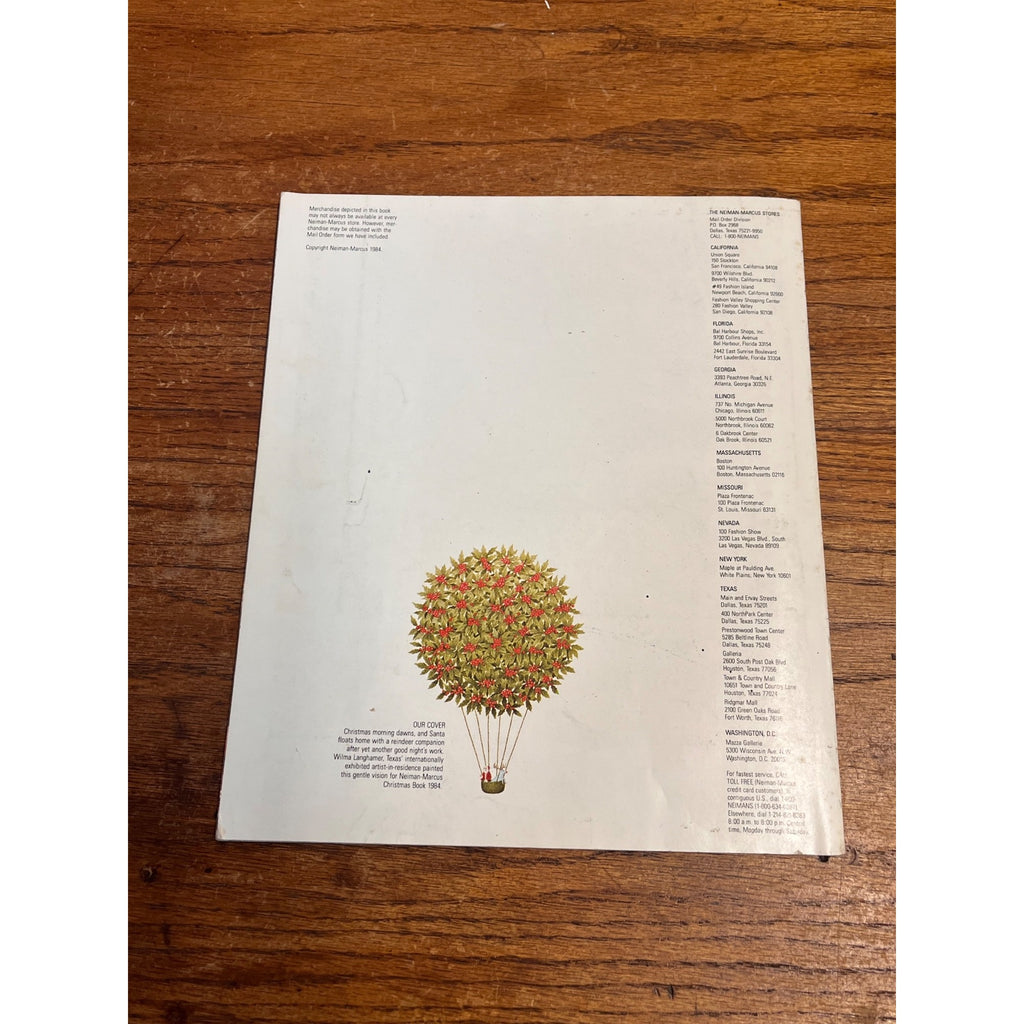 Vintage 1984 Neiman Marcus Christmas Catalog Magazine Luxury Holiday Gift Giving