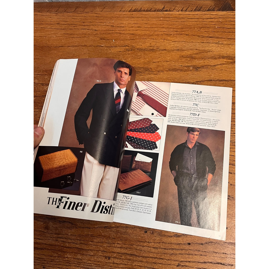 Vintage 1984 Neiman Marcus Christmas Catalog Magazine Luxury Holiday Gift Giving