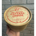 Vintage 1950s Golden Guernsey Dairy Cottage Cheese Cardboard Carton Milwaukee WI