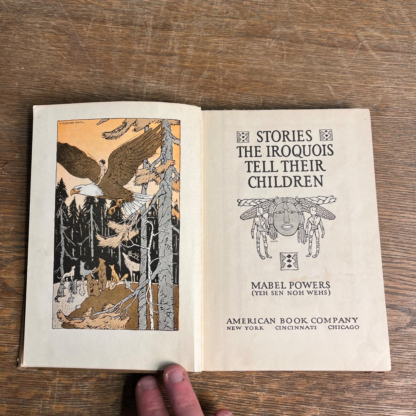 Stories The Iroquois Tell Their Children - Iroquois Indiana - 1917 Book