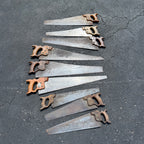 Antique Vintage Huge Lot Carpenter Hand Saws Sheffield H. Disston G.H. Bishop