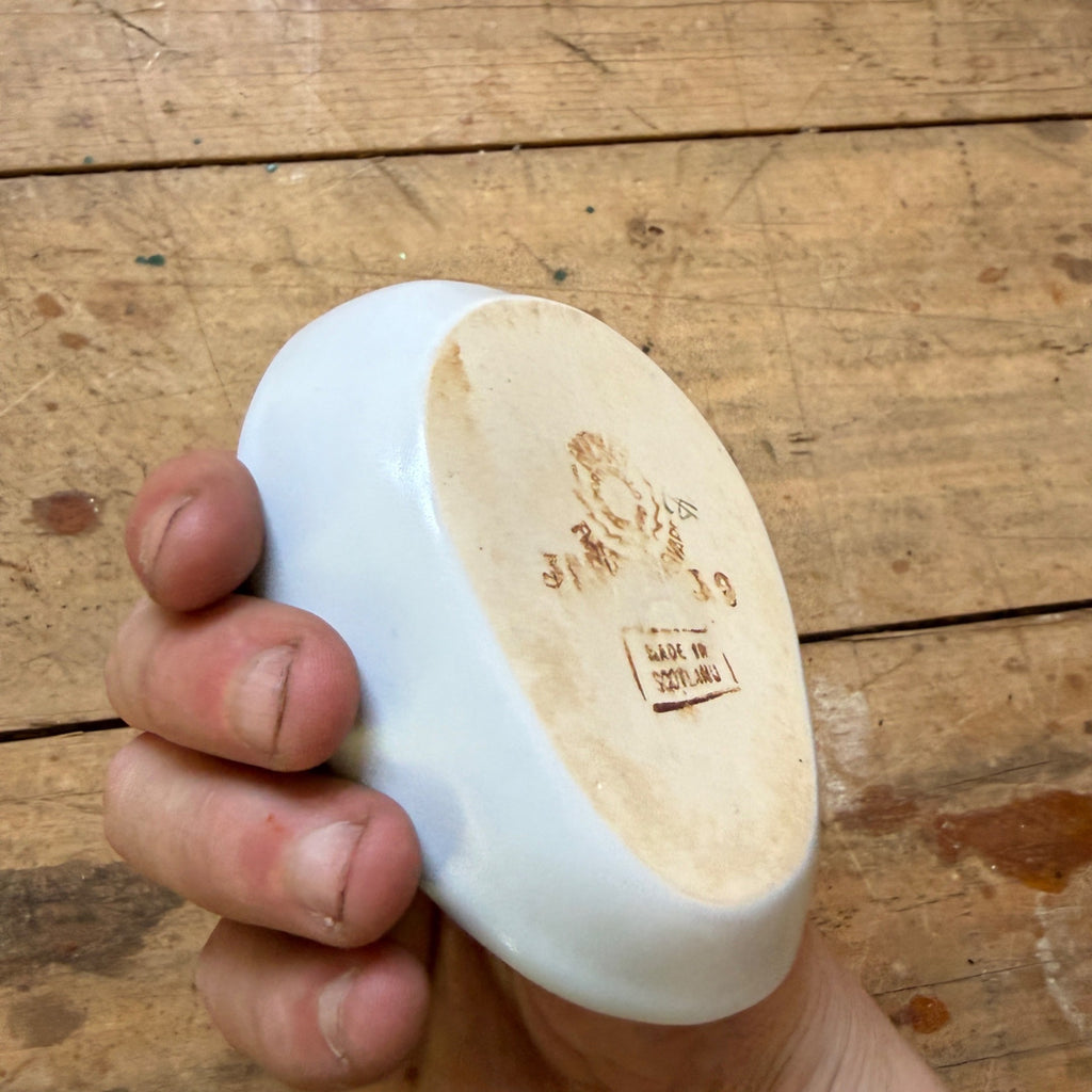 Buchan Thistle Serving  Scotland Stoneware Pottery Spoon Rest
