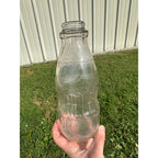 Vintage BIRELEYS Clear Embossed Quart Soda Orange Drink Bottle