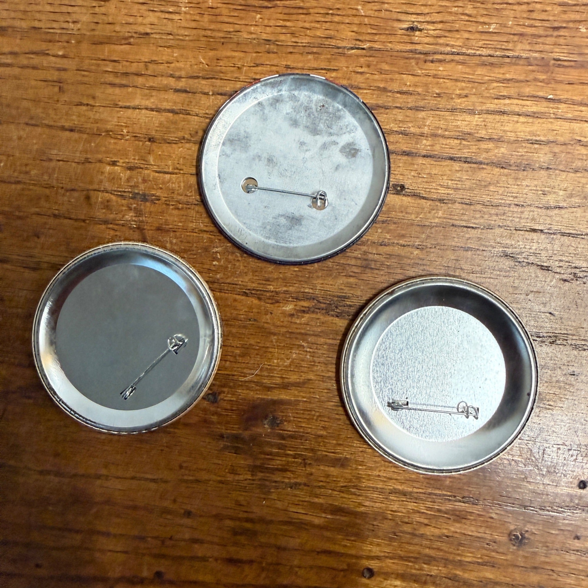 (3) Bush Cheney and Bush Sr Campaign Button Pins. Reagan Political