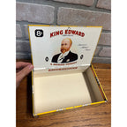 Vintage King Edward The Seventh Imperial Mild Tobaccos Cardboard Cigar Box Swisher & Son Inc. Jacksonville, Florida