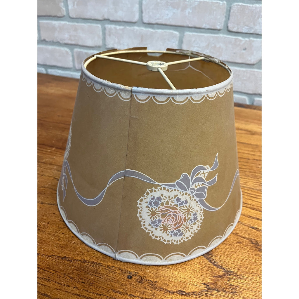 Vintage 1930s Aladdin WHIP-O-LITE Kerosene Oil Lamp Paper Shade - As-Is