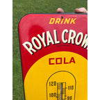 Vintage Royal Crown Cola Thermometer Advertising Sign RC Soda Pop - CLEAN