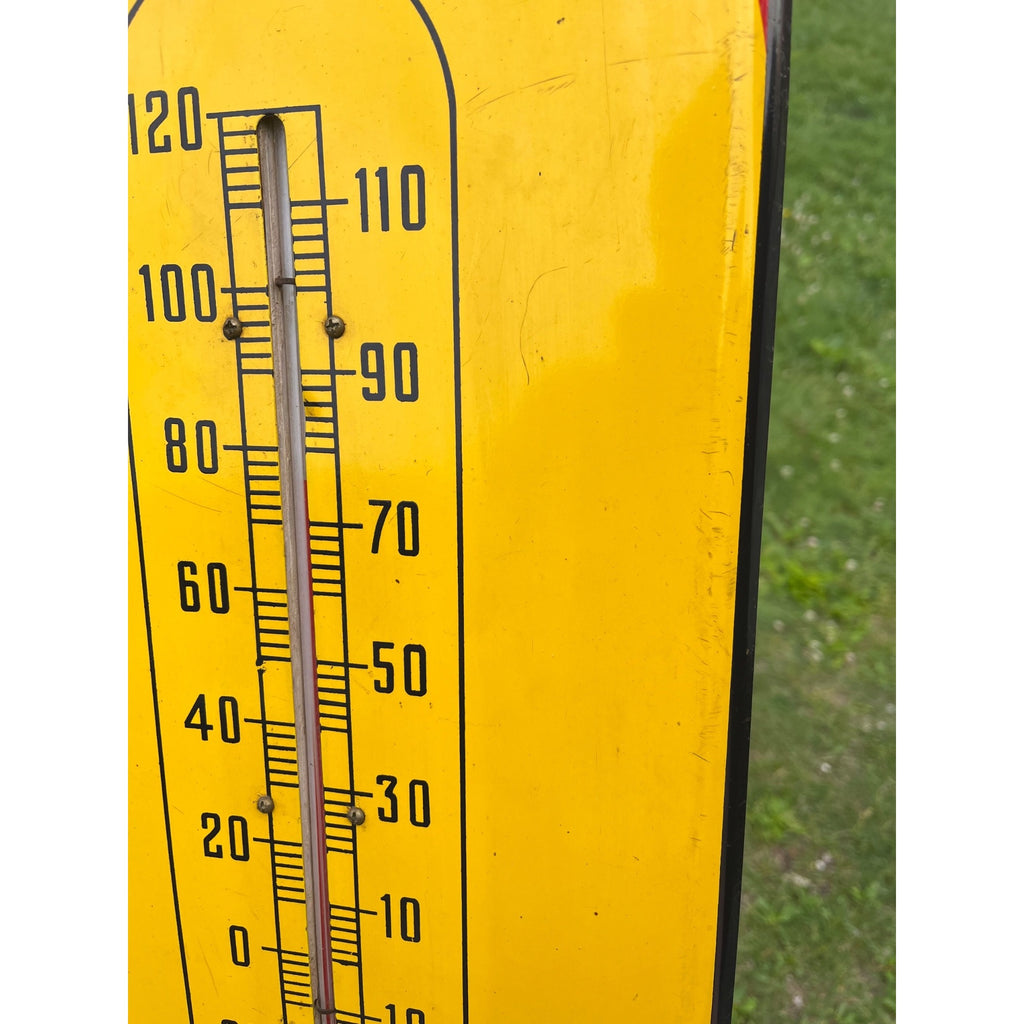Vintage Royal Crown Cola Thermometer Advertising Sign RC Soda Pop - CLEAN