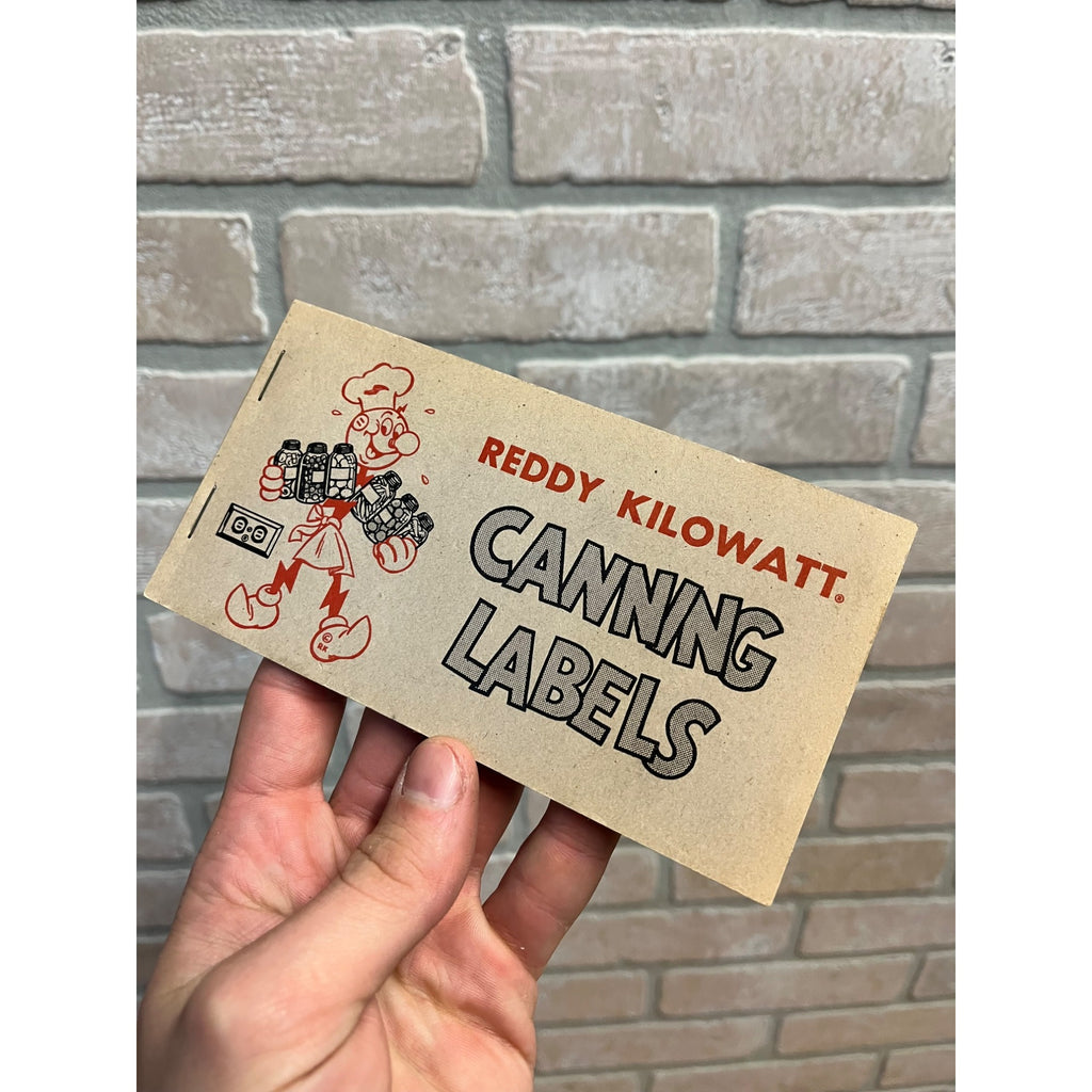 Vintage WWII 1940s Reddy Kilowatt Electric Advertising Canning Labels Booklet