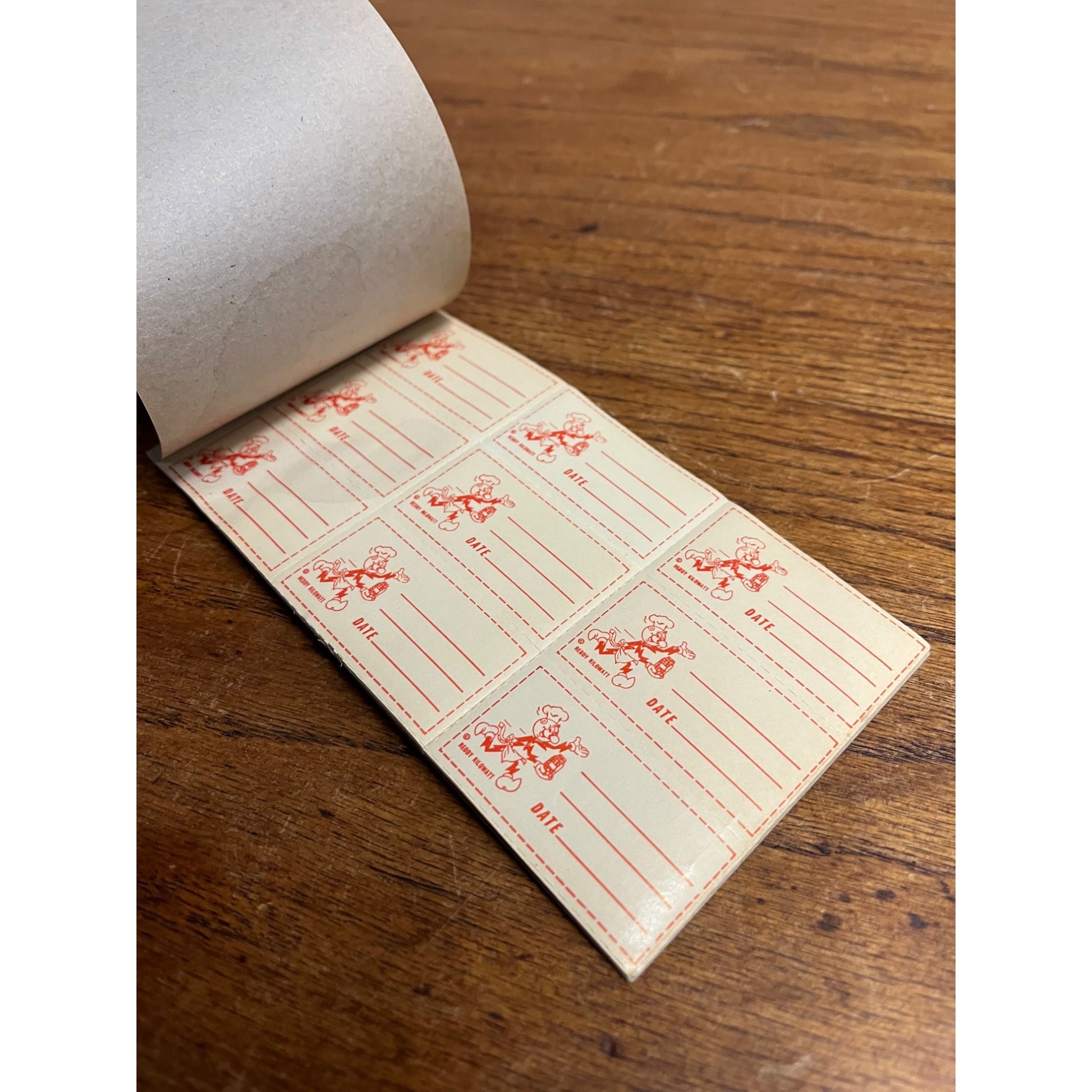 Vintage WWII 1940s Reddy Kilowatt Electric Advertising Canning Labels Booklet