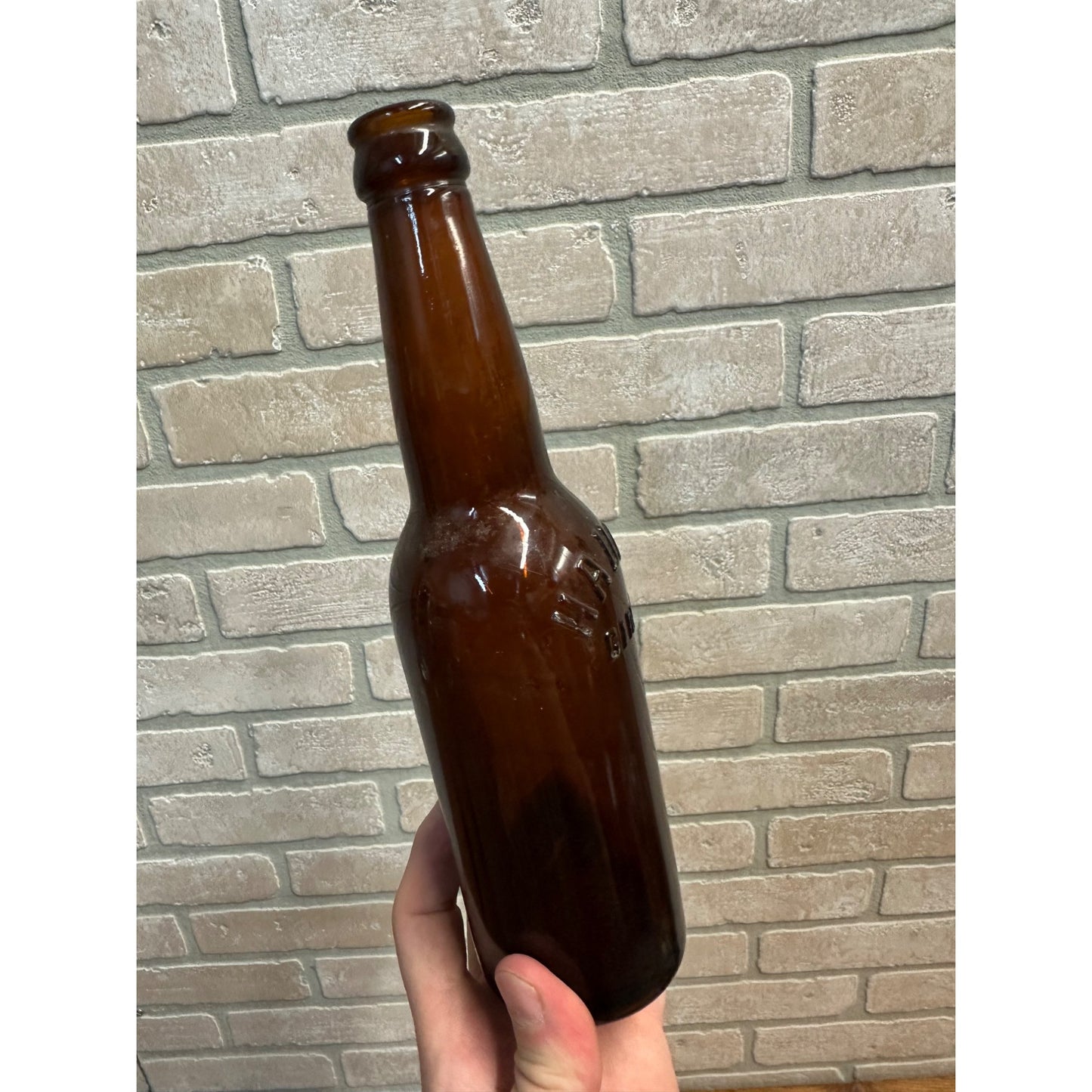 Pre-Pro John Hauck Brewing Co. Amber Brown Beer Bottle 12oz Cincinnati OH Ohio