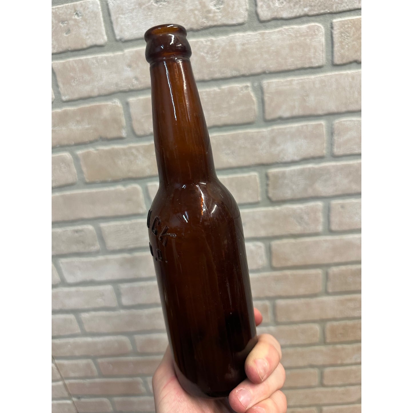 Pre-Pro John Hauck Brewing Co. Amber Brown Beer Bottle 12oz Cincinnati OH Ohio