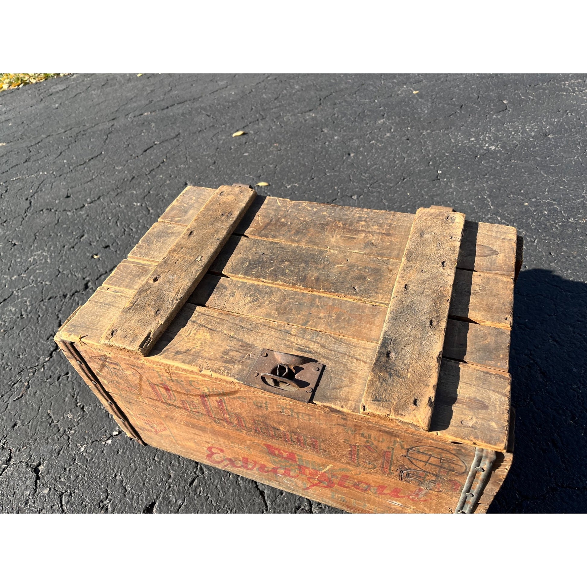 Vintage Pelham Club Beer Cream City Brewing Co. Wooden Crate Box Milwaukee Wis