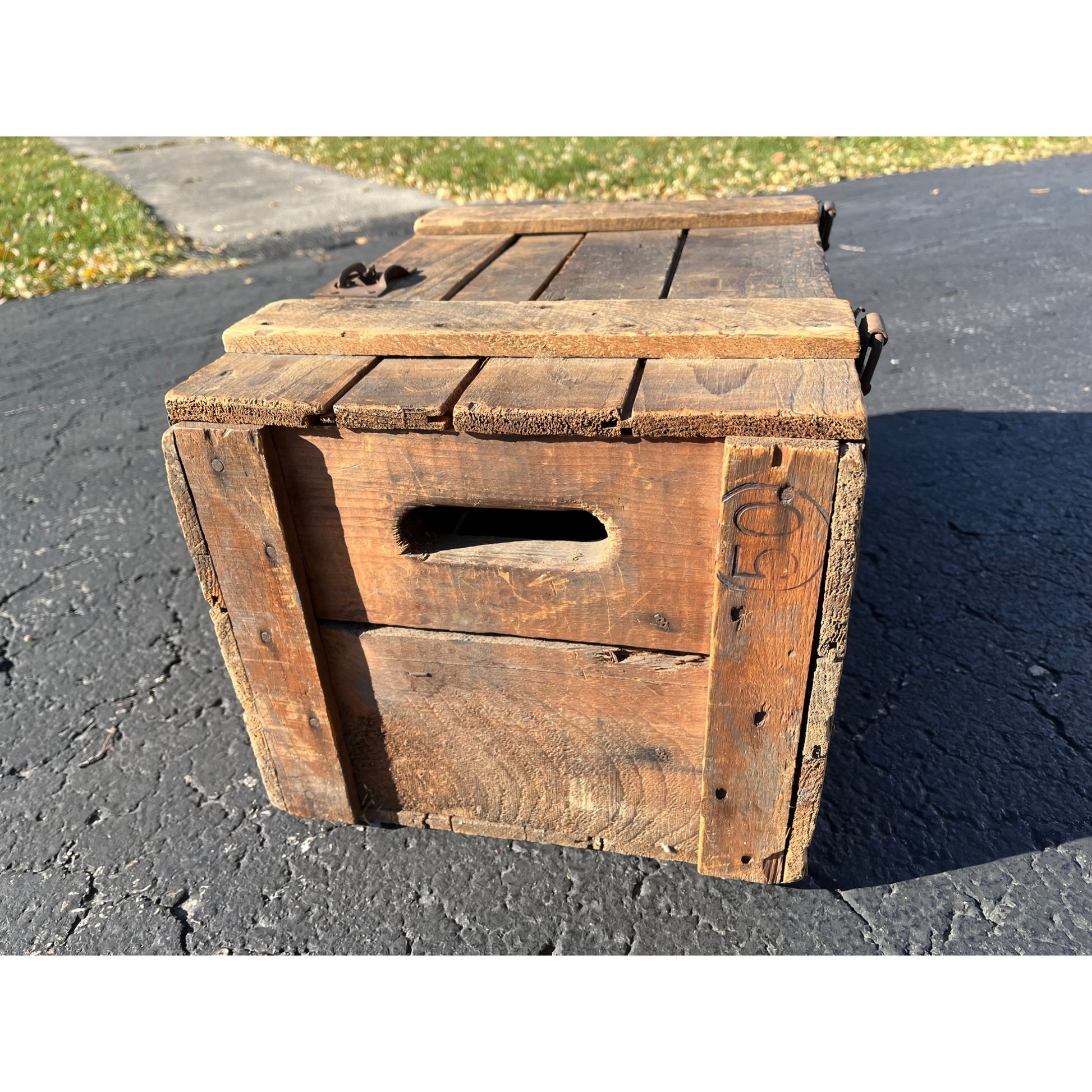 Vintage Pelham Club Beer Cream City Brewing Co. Wooden Crate Box Milwaukee Wis