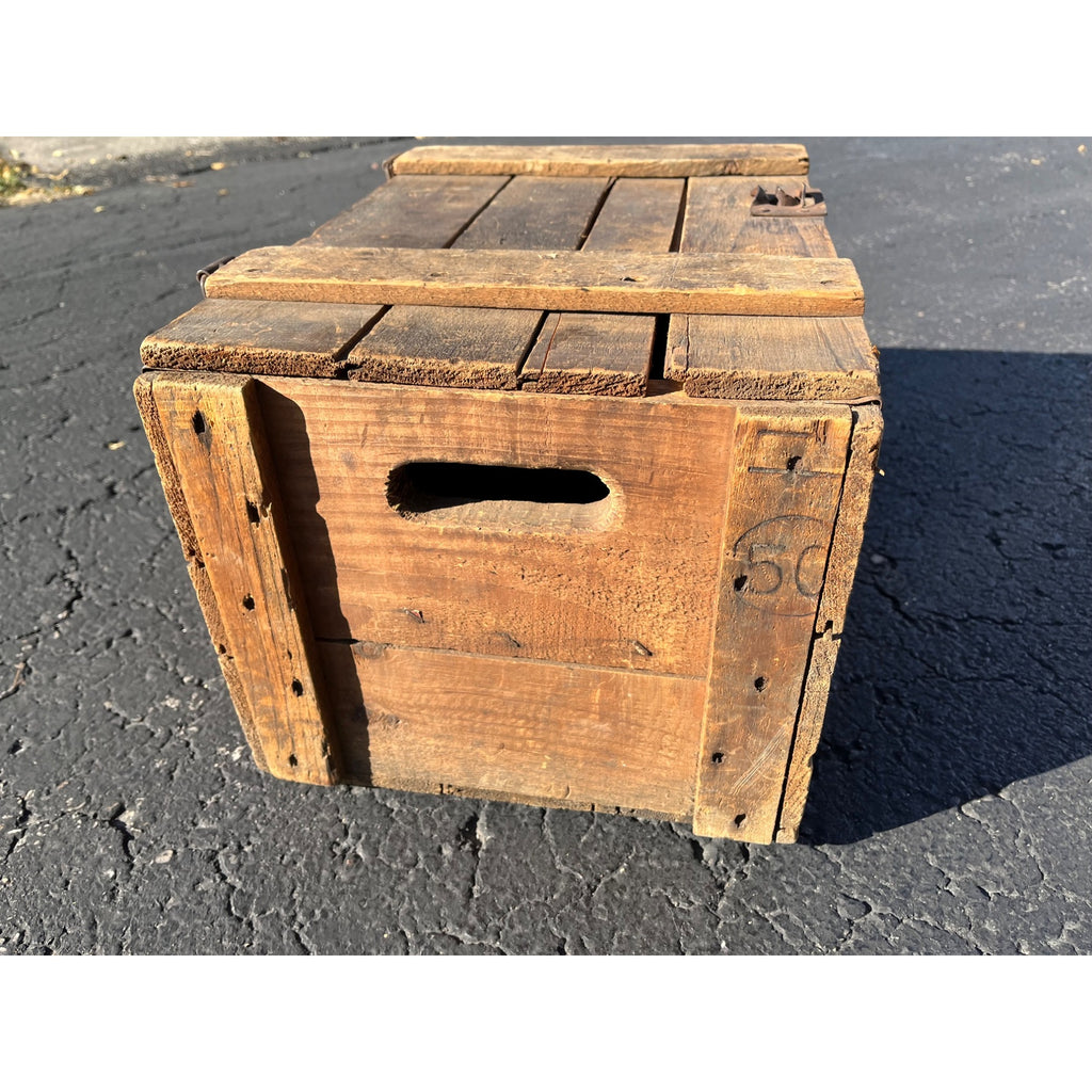 Vintage Pelham Club Beer Cream City Brewing Co. Wooden Crate Box Milwaukee Wis