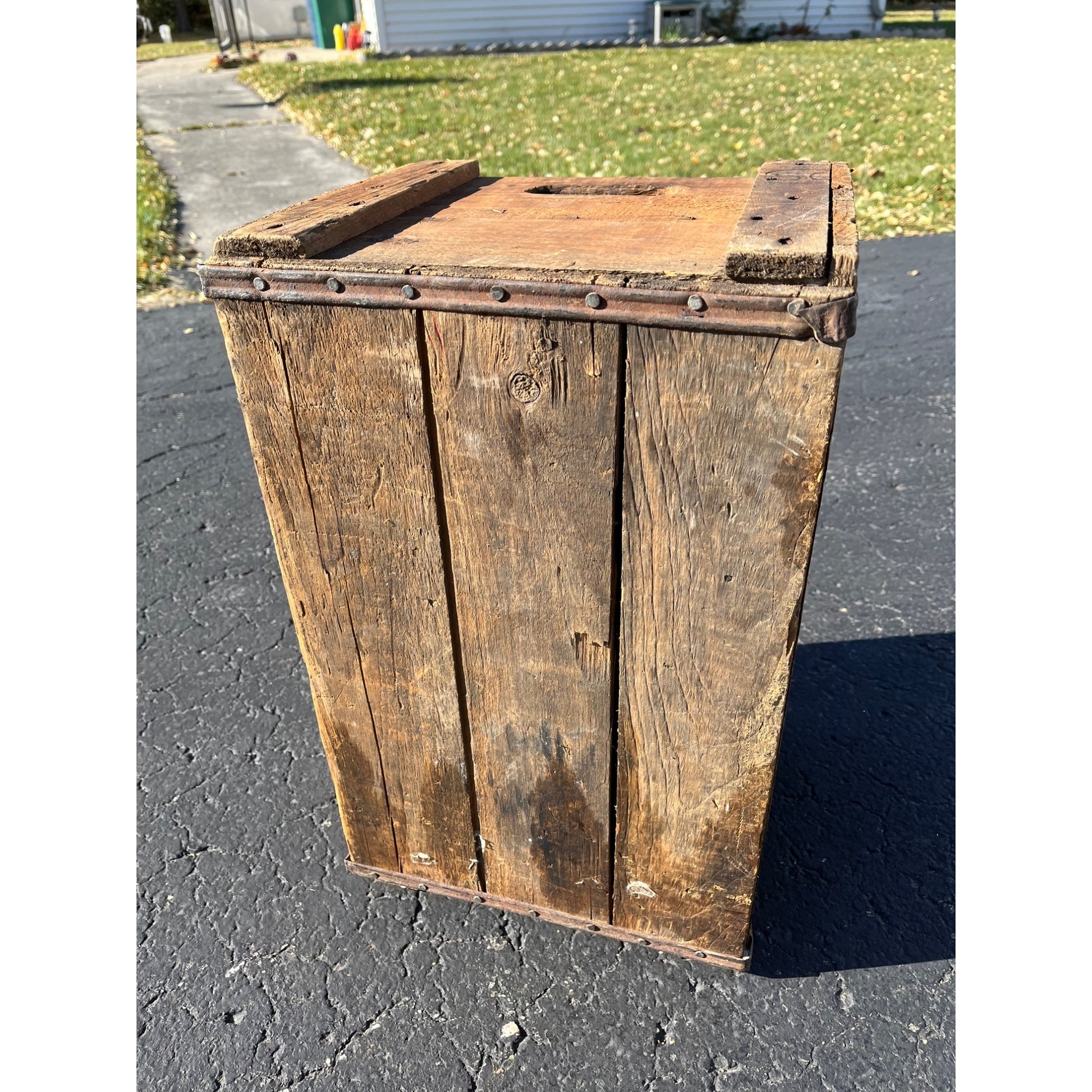 Vintage Pelham Club Beer Cream City Brewing Co. Wooden Crate Box Milwaukee Wis