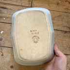 Buchan Thistle Divided Serving Tray Bowl 9" Scotland Stoneware Pottery Lot of 2