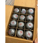 Vintage 1950s Booth’s Gin Advertising Glass Cocktail Shakers NOS Box of (12) NEW