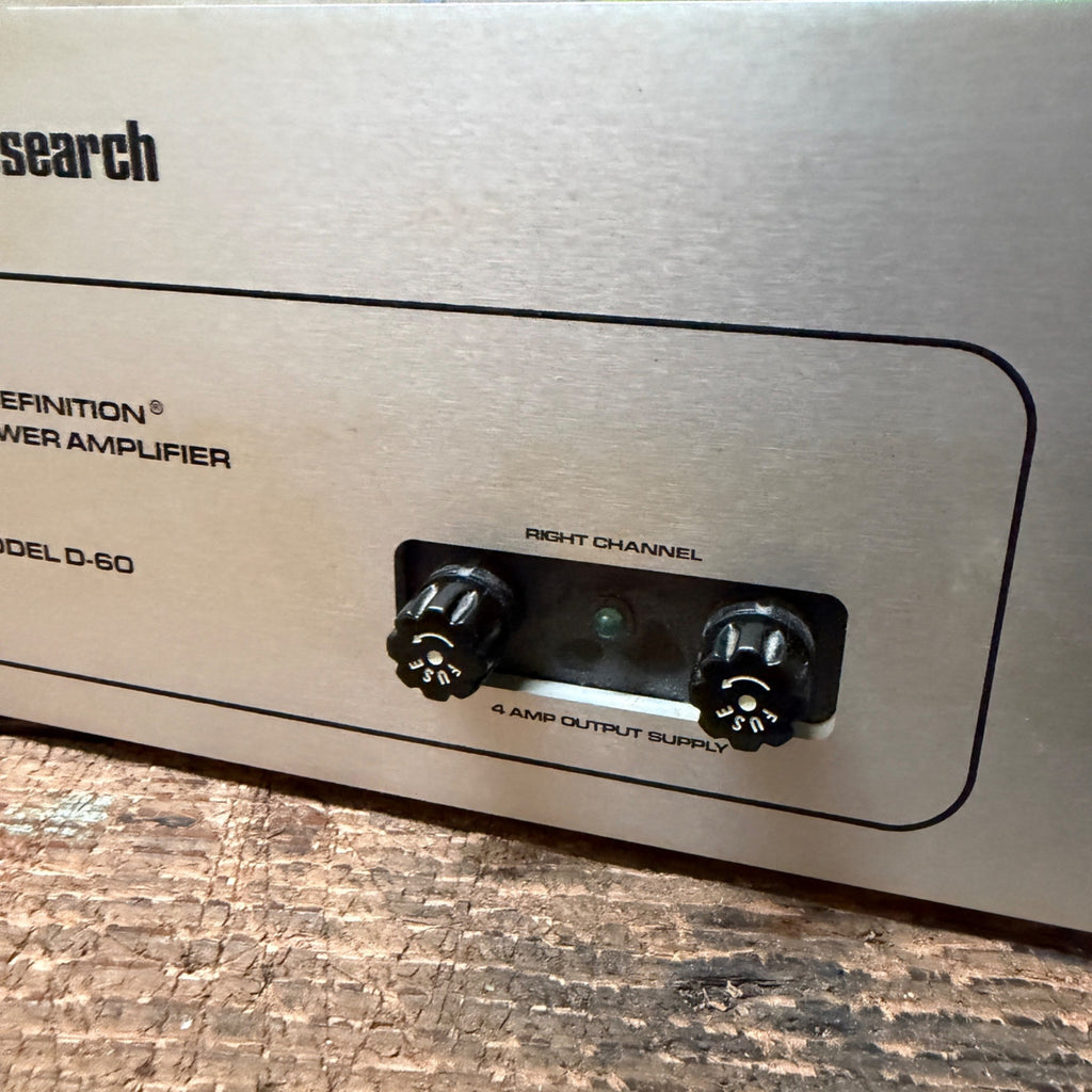 Vintage Audio Research D-60 High Definition Stereo Power Amplifier Parts Repair