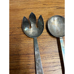 Pair of Serving Utensils Spoon Studio Silversmiths Large Silver Plated 13" SSS